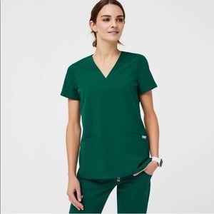 NWT FIGS Scrubs Set Women’ Hunter Green